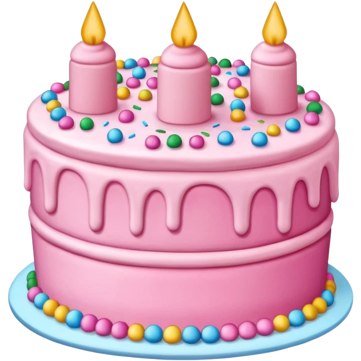 pink cake emoji