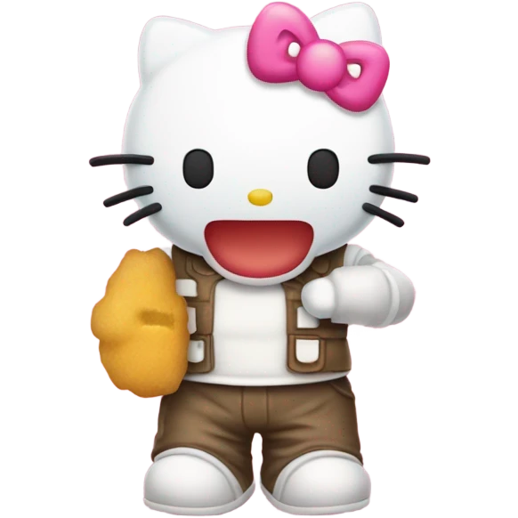 Hello kitty con muchos moños  emoji