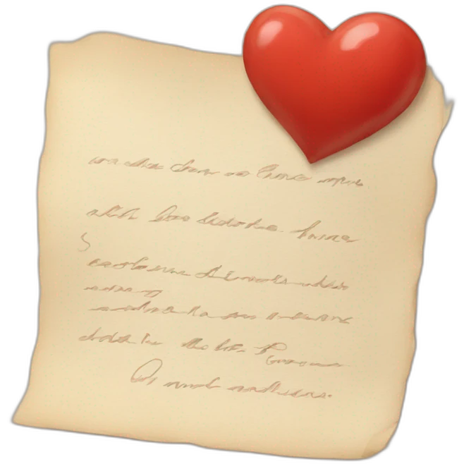 love letter emoji