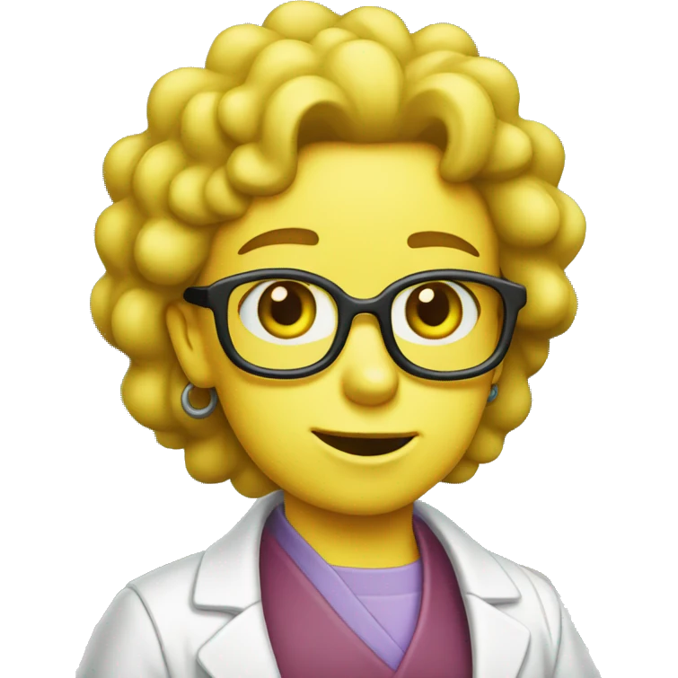 lisa simpson chemist emoji