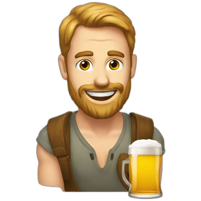 Omersimson bois une biere emoji