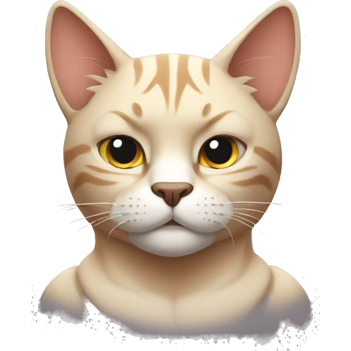 muscular cat emoji