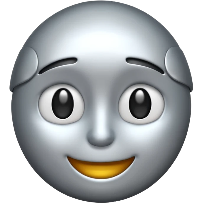 Silver shiney emoji emoji