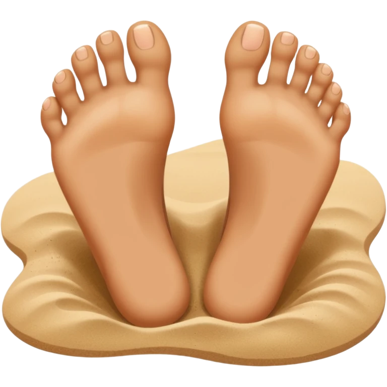 toes in sand emoji