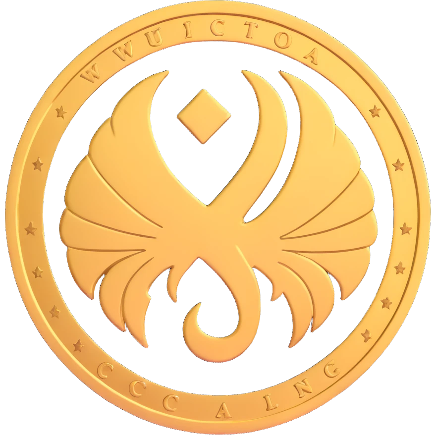 Wu-Tang Clan logo on a gold coin emoji