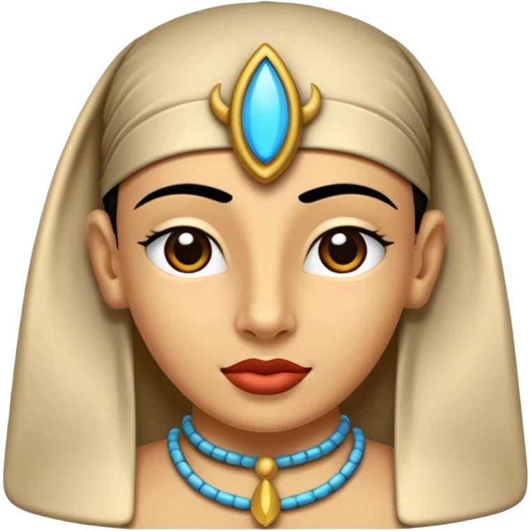 taştan yapılmıs Egyptian heykel emoji