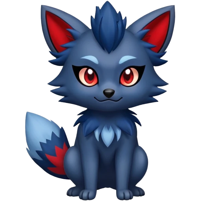 Zorua-Fakémon-hybrid-creature (full body)  emoji