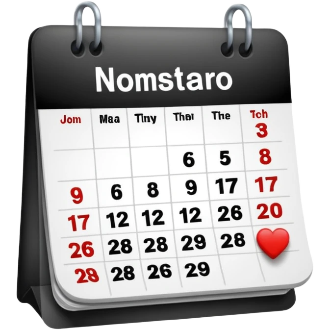 quiero un emoji que me muestre la fecha del dia emoji