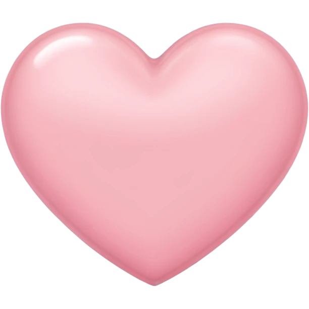 Light Pink heart emoji