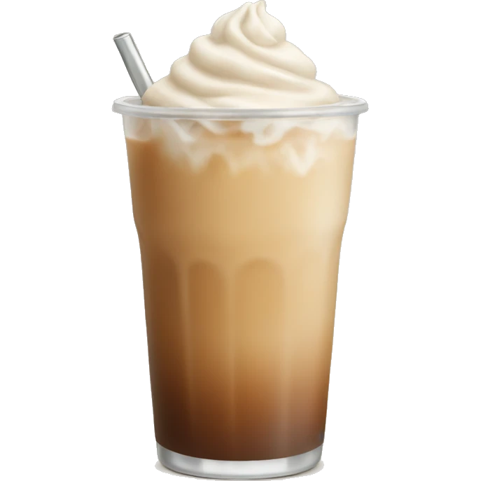 Iced chai tea latte emoji
