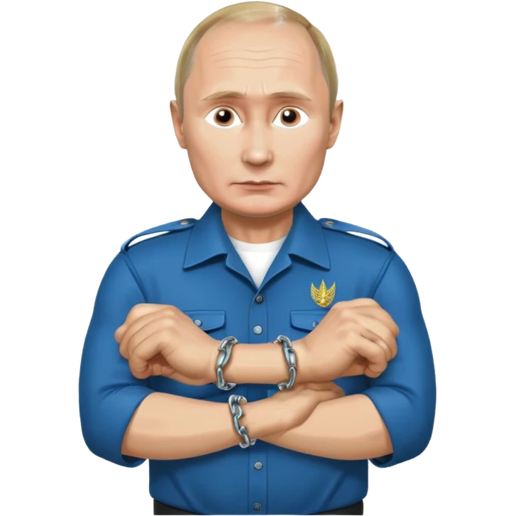 путин в наручниках emoji