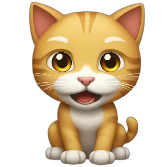 Fight cat emoji