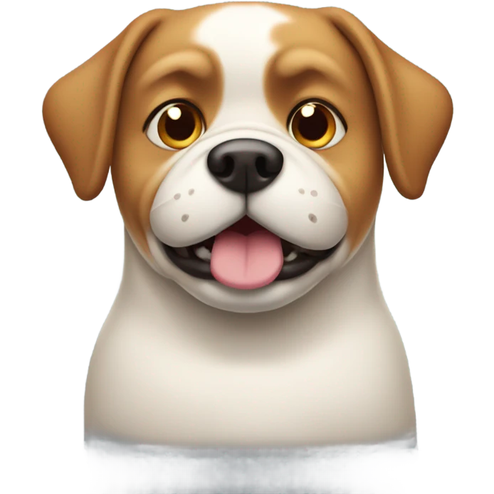 Fat dog emoji