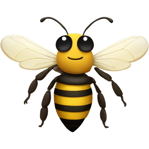 Bee on a mission  emoji