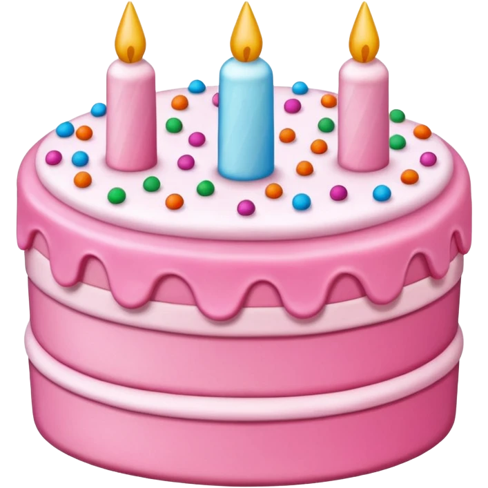 pink cake emoji