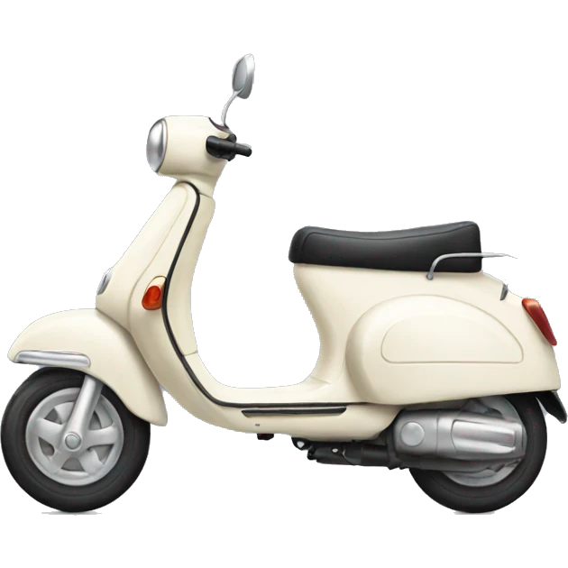 Cream white scooter emoji