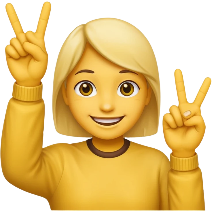 emoji holding 3 fingers up emoji