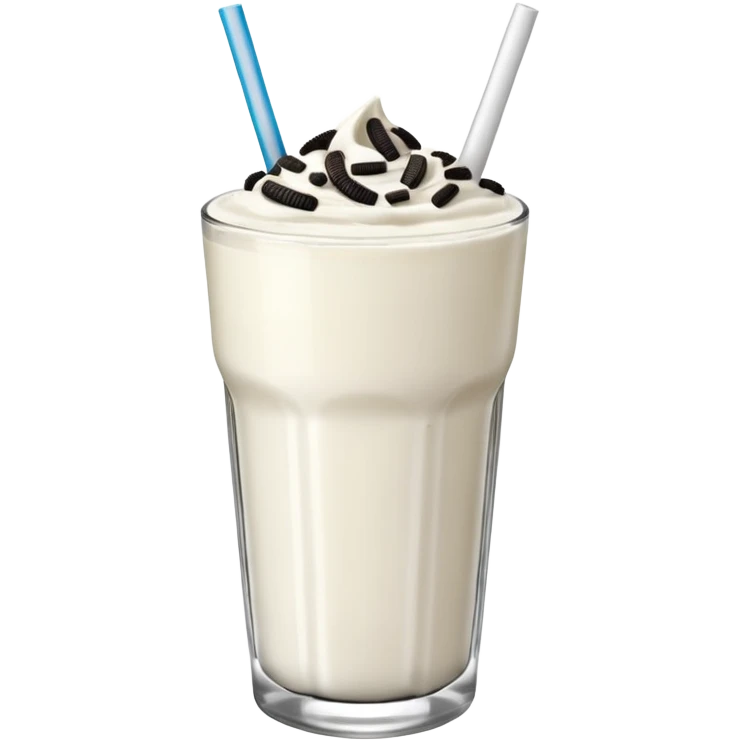 Oreo white Smoothie emoji