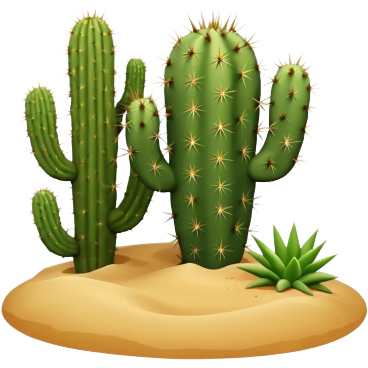 desert iwth cactus emoji