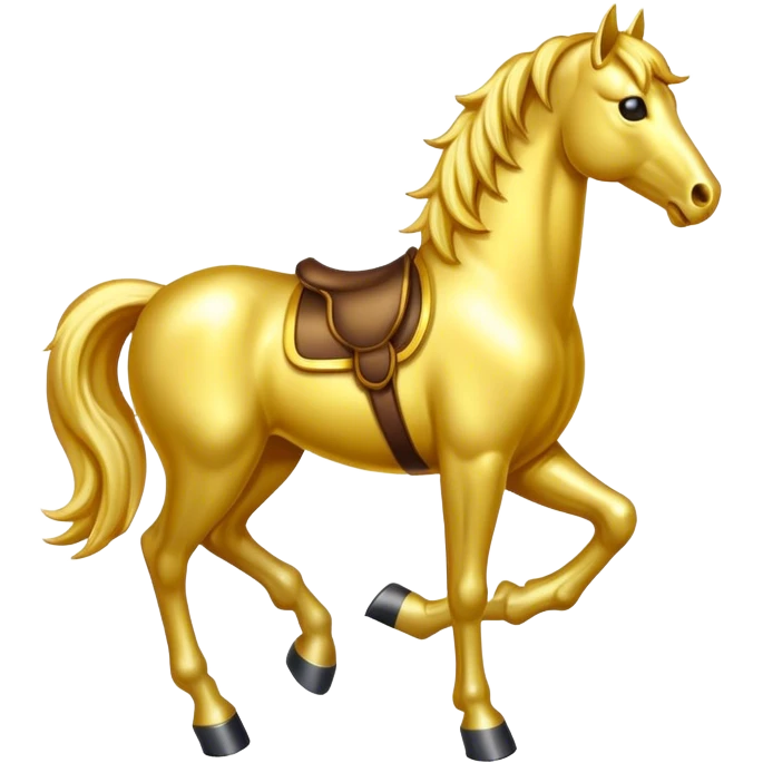 Golden Horse (additional legs - negative) emoji