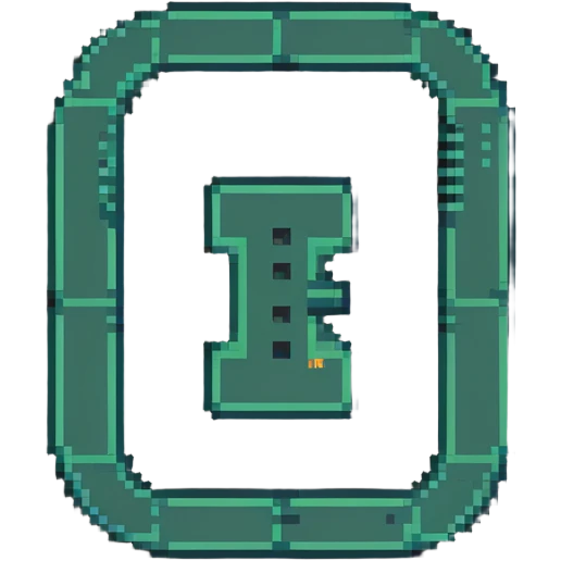 SR CRYPTO text in classic 8-bit pixel style emoji