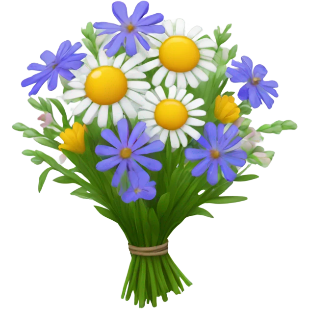 A beautiful bouquet of wild flowers  emoji