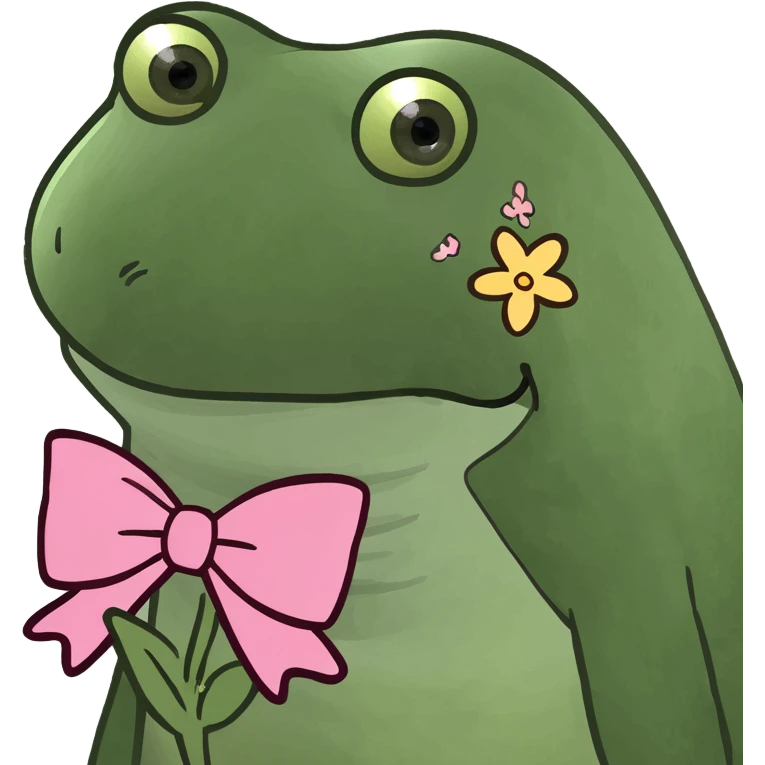 Un moño con flores  emoji
