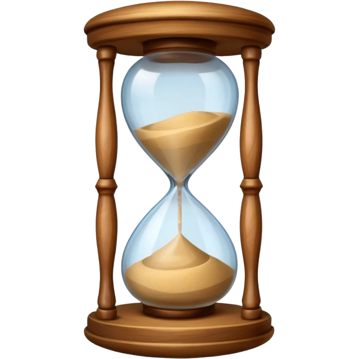 . The "Sandglass" (Finite Deep Work) emoji