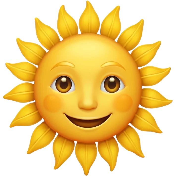 smiling sun emoji