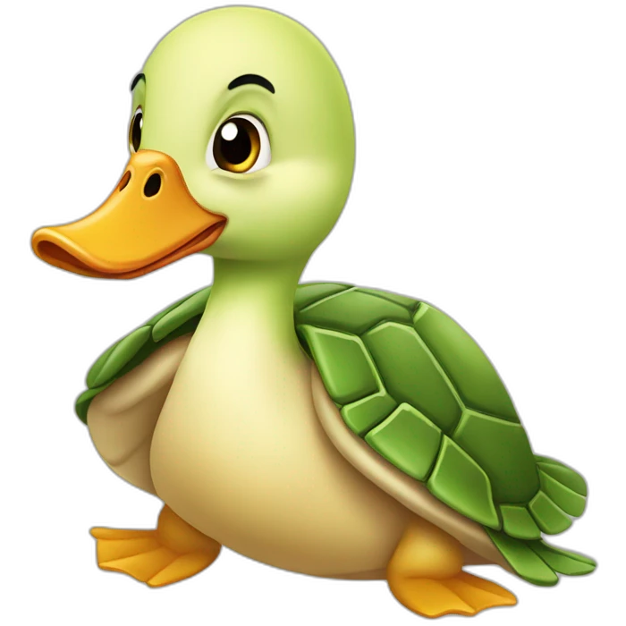 Canard tortue emoji