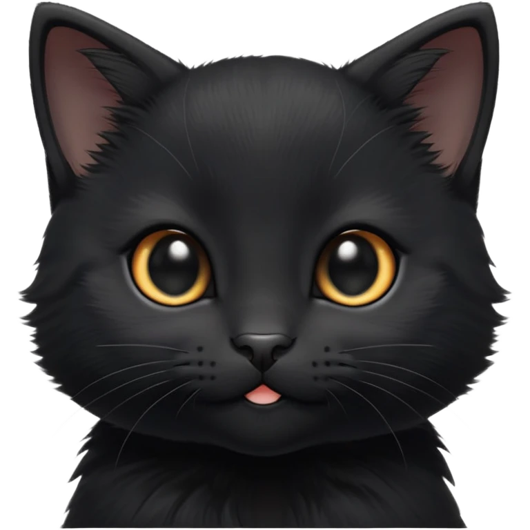 cinematic-cute-black-kitten-portrait-emoji,-head-tilted-playfully-and-inquisitively,-sleek-black-fur-with-subtle-hints-of-deep-gray,-simplified-yet-adorable-features,-highly-detailed,-glowing-with-a-warm,-friendly-glow emoji