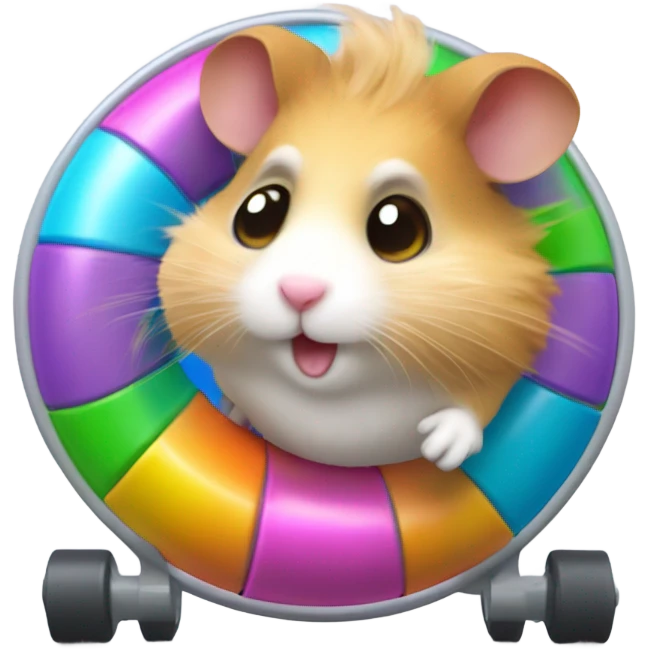 Crazy hamster emoji