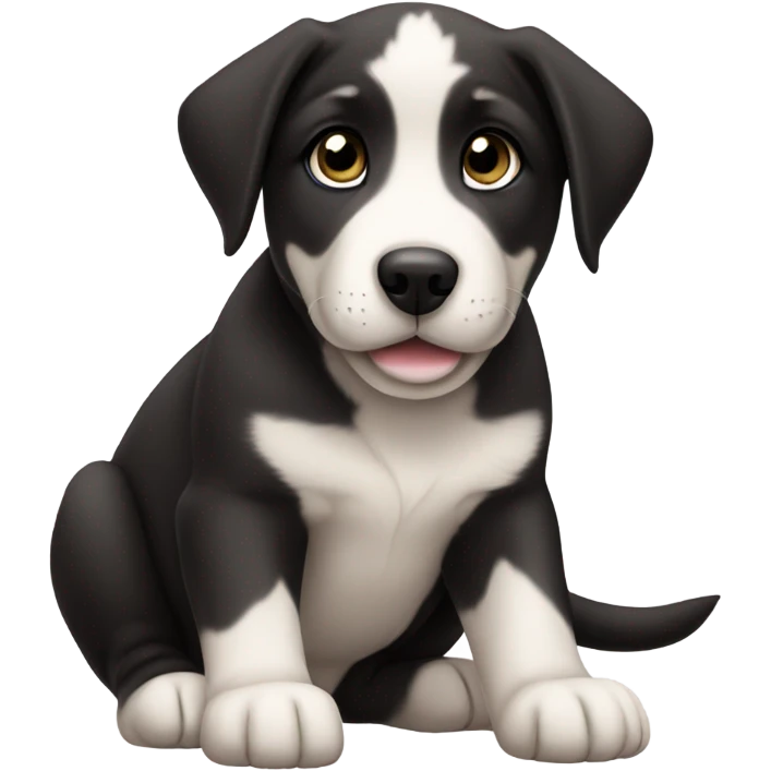 Husky lab mix puppy emoji