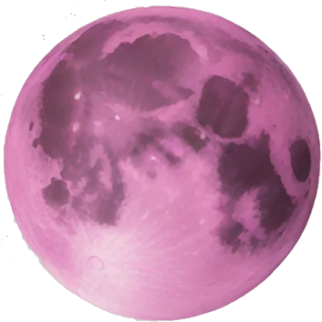 Pink moon emoji