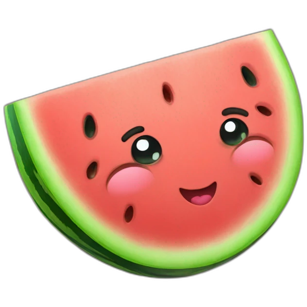 cute watermelon emoji