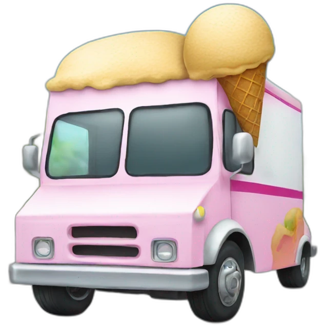 Ice cream truck emoji