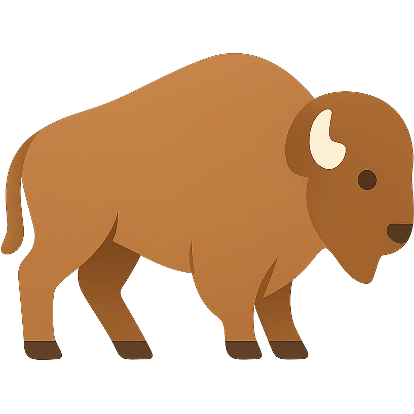 Bison emoji
