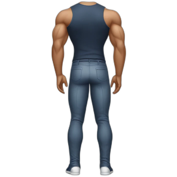 Posh-muscle-boy-leg emoji