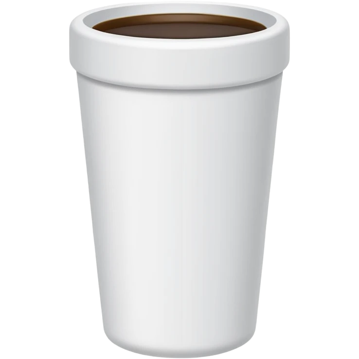 styrofoam cup no lid double cp emoji