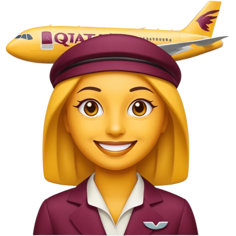 Qatar Airways retro emoji  emoji