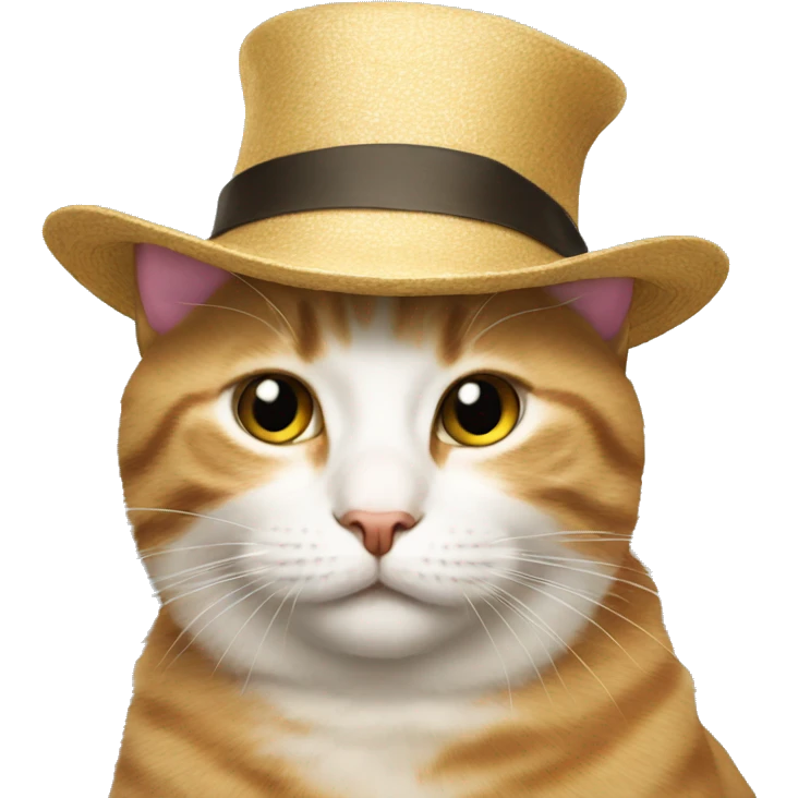 Cat in a hat  emoji