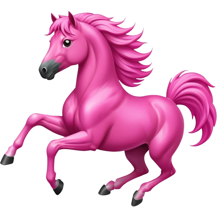 pink racing pony emoji
