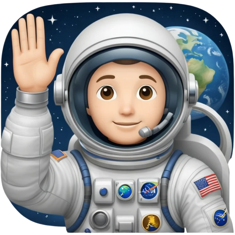 сгенерирвуй 3  картинки в честь дня касмонавтики emoji
