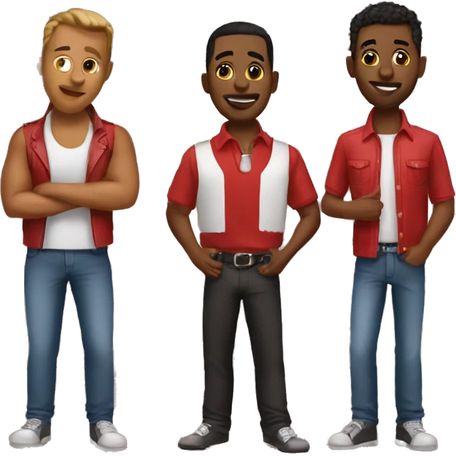 5 guys in Vegas  emoji