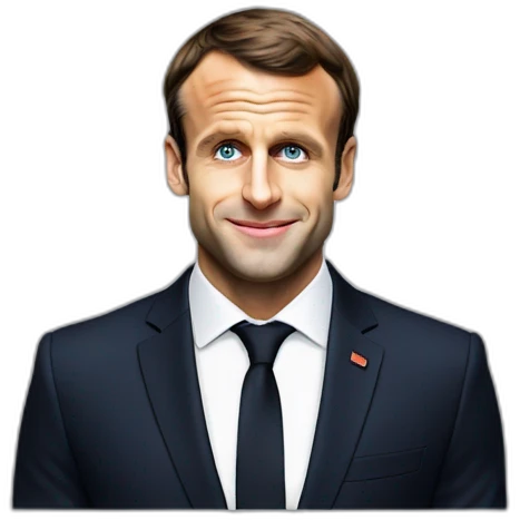 Sexy Emmanuel Macron emoji