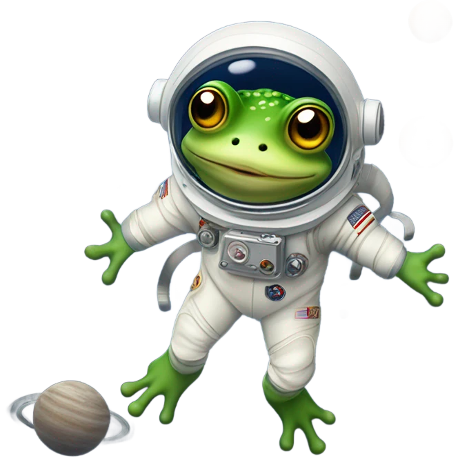 frog in space emoji