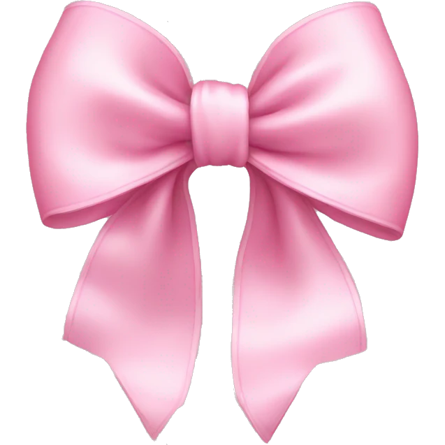baby pink bow emoji