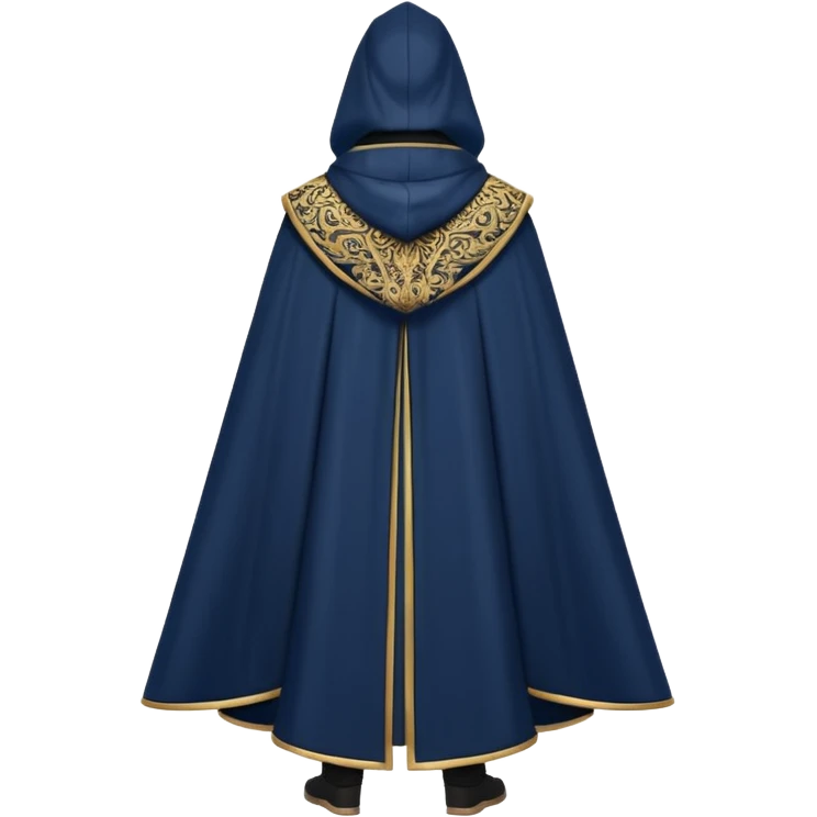 Zauberer reiseumhang von hinten emoji