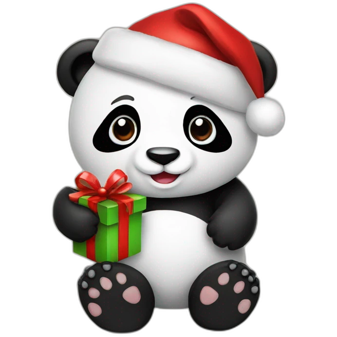 panda-with-Christmas emoji