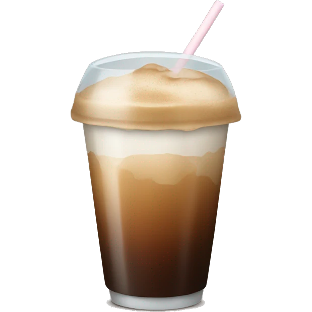 Drinking ice coffee  emoji